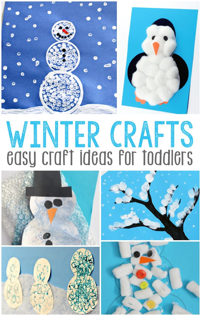Winter Crafts Toddlers
 Simple Winter Crafts for Toddlers Easy Peasy and Fun