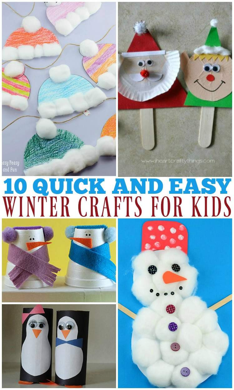 Winter Crafts Toddlers
 10 Quick and Easy Winter Crafts for Kids The Relaxed