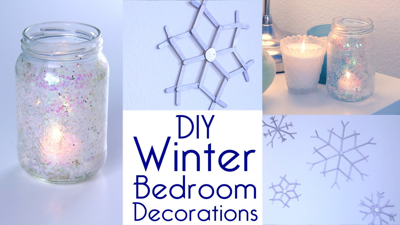 Winter DIY Decor
 Room Decor DIY Winter Bedroom Decorations Tutorial