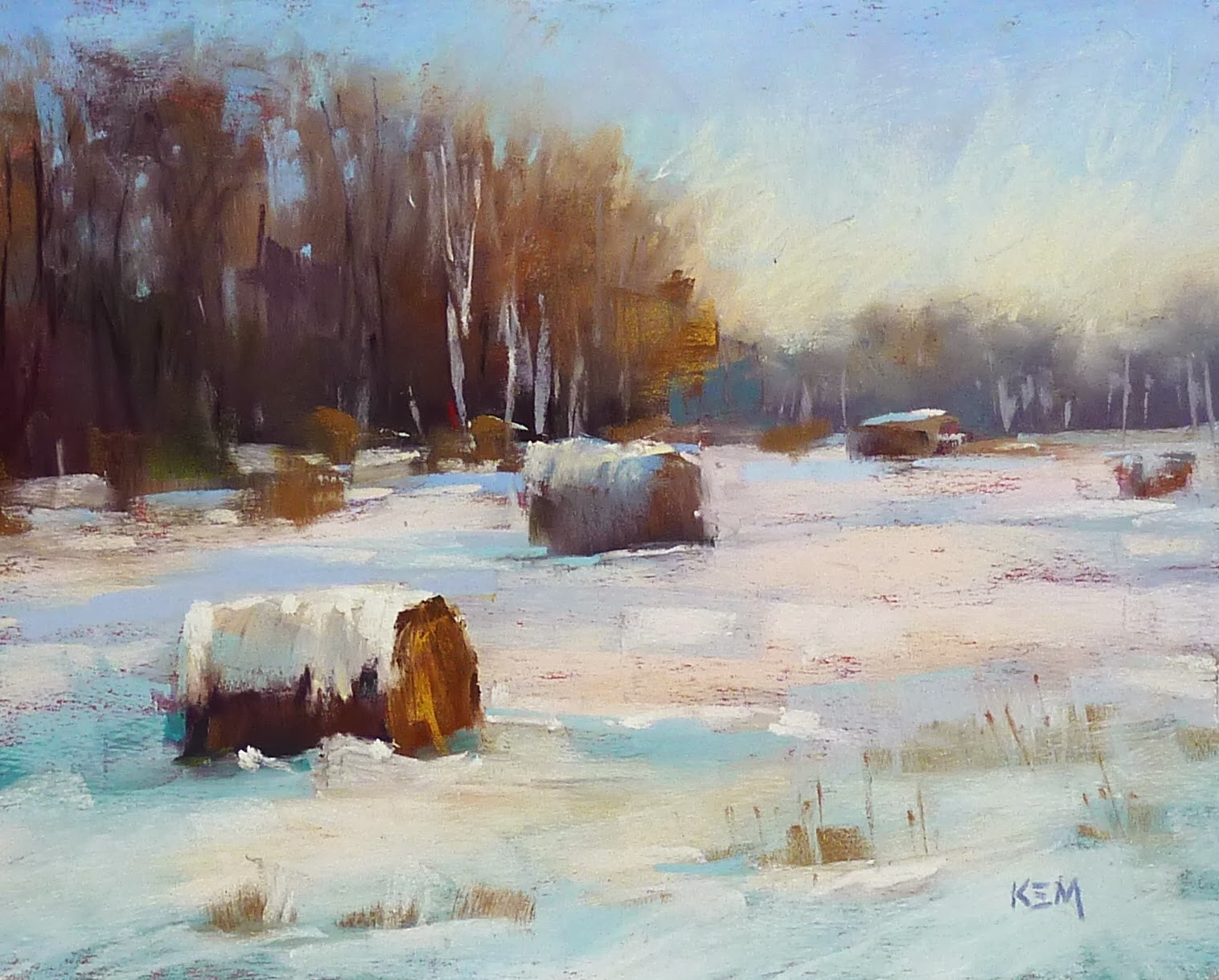 Winter Landscape Painting
 Painting My World How to Paint a Winter Landscape New