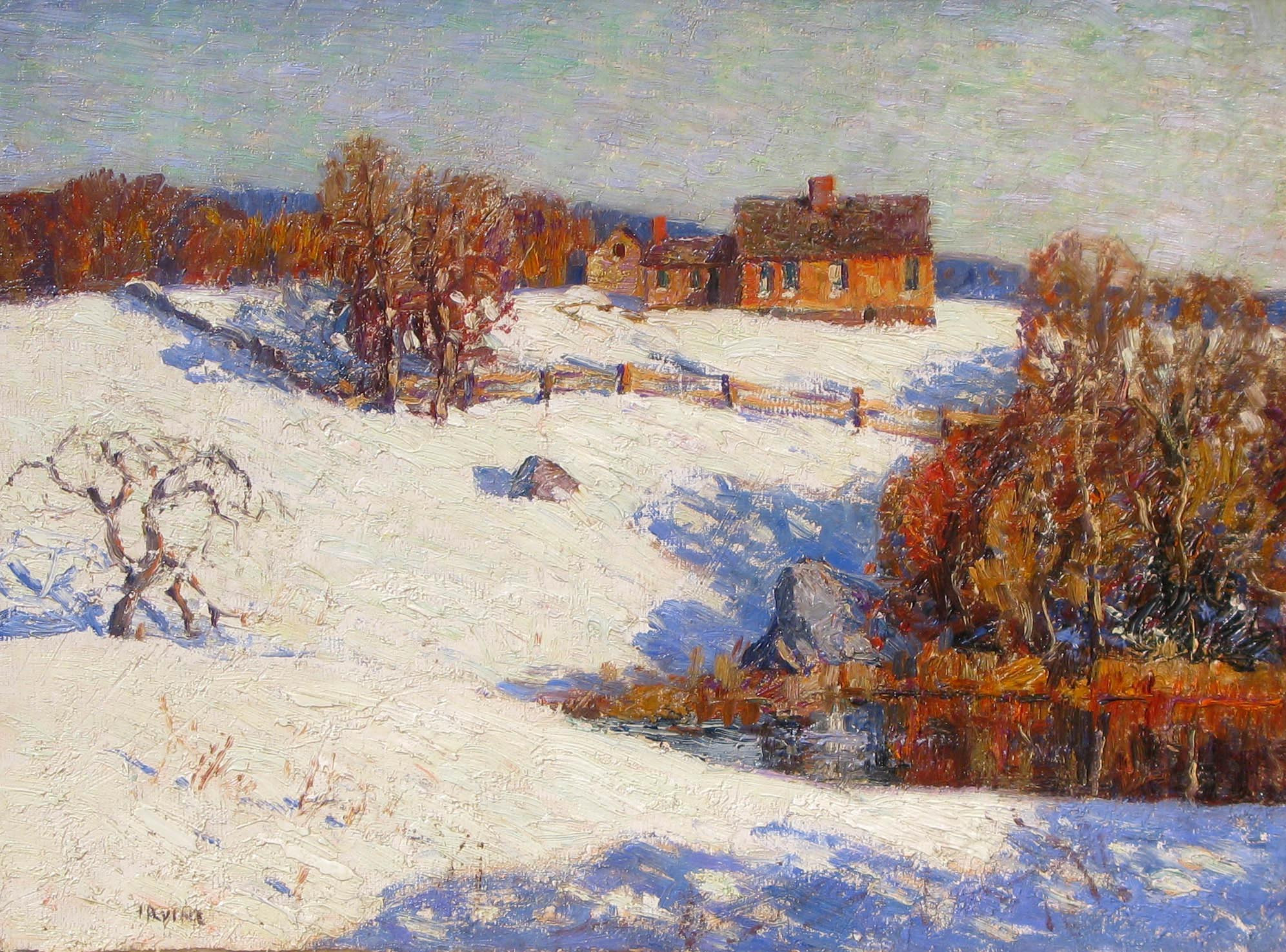 Winter Landscape Painting
 Winter Scenes for the Winter Solstice – Hawthorne Fine Art