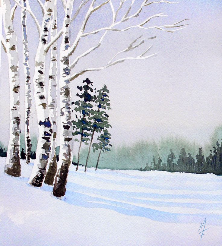 Winter Landscape Painting
 Heart warming Winter Landscapes That Will Melt The Chill