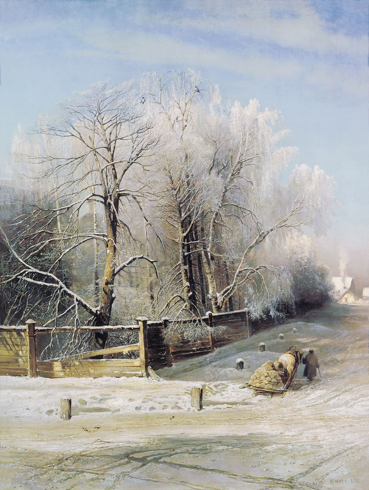 Winter Landscape Painting
 The Glory of Russian Painting Alexei Savrasov ctd
