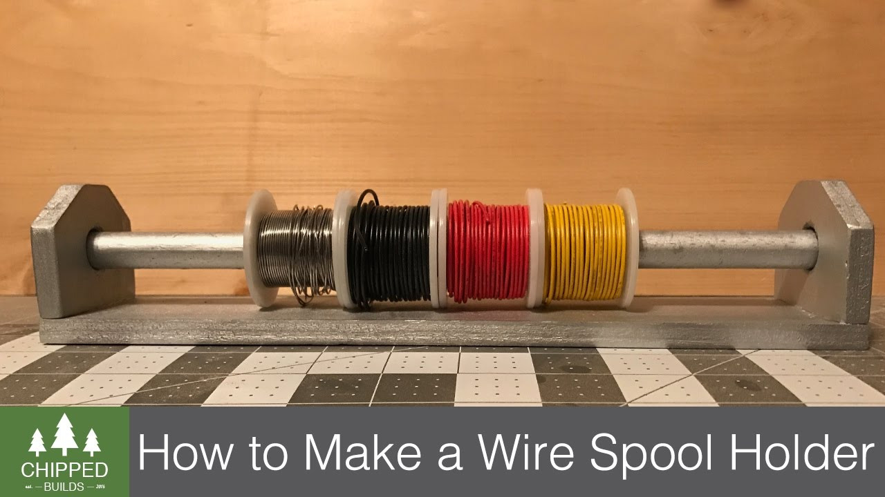 Wire Spool Rack DIY
 Diy Wire Spool Rack Diy Projects