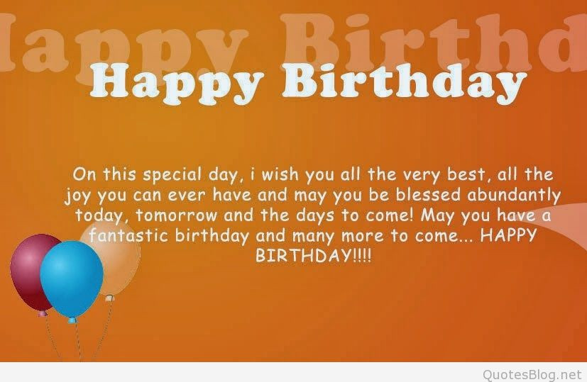 Wishing You A Happy Birthday Quotes
 The best happy birthday quotes in 2015