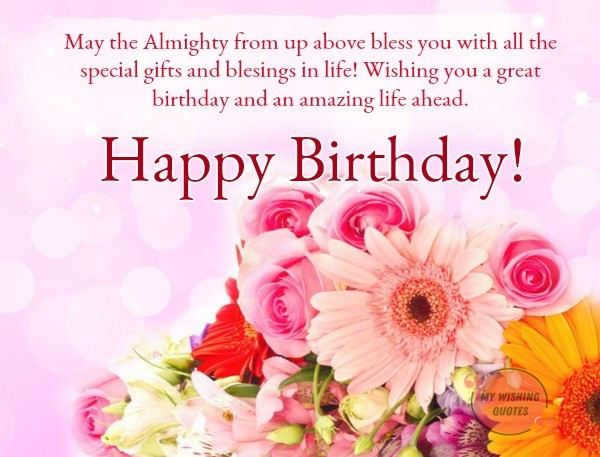 Wishing You A Happy Birthday Quotes
 Birthday Wishes Best Happy Birthday Wishes SMS and