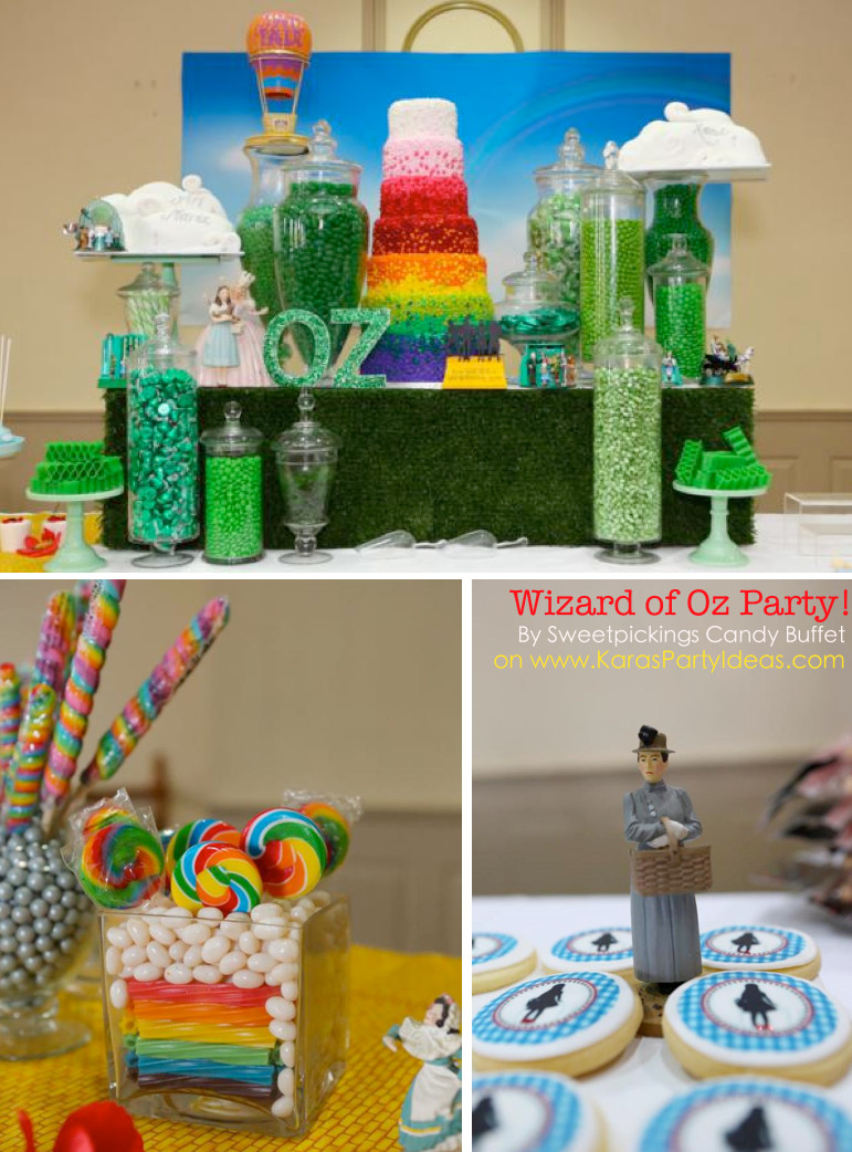 Wizard Of Oz Birthday Party
 Kara s Party Ideas Wizard of Oz Rainbow Wedding Party