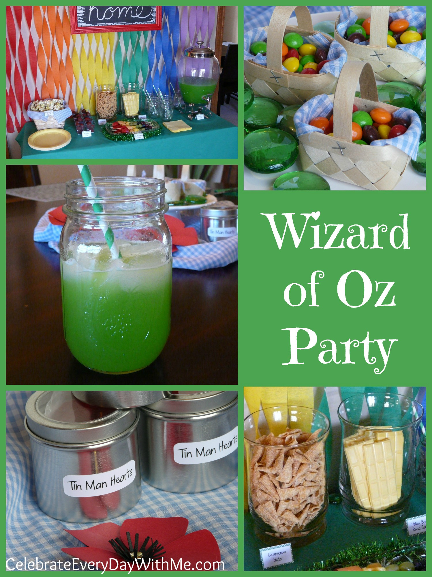 Wizard Of Oz Birthday Party
 Wizard of Oz Party & Family Movie Night Celebrate Every