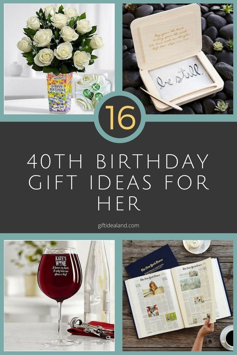 Women'S 40Th Birthday Gift Ideas
 10 Elegant 40Th Birthday Gift Ideas Woman 2020