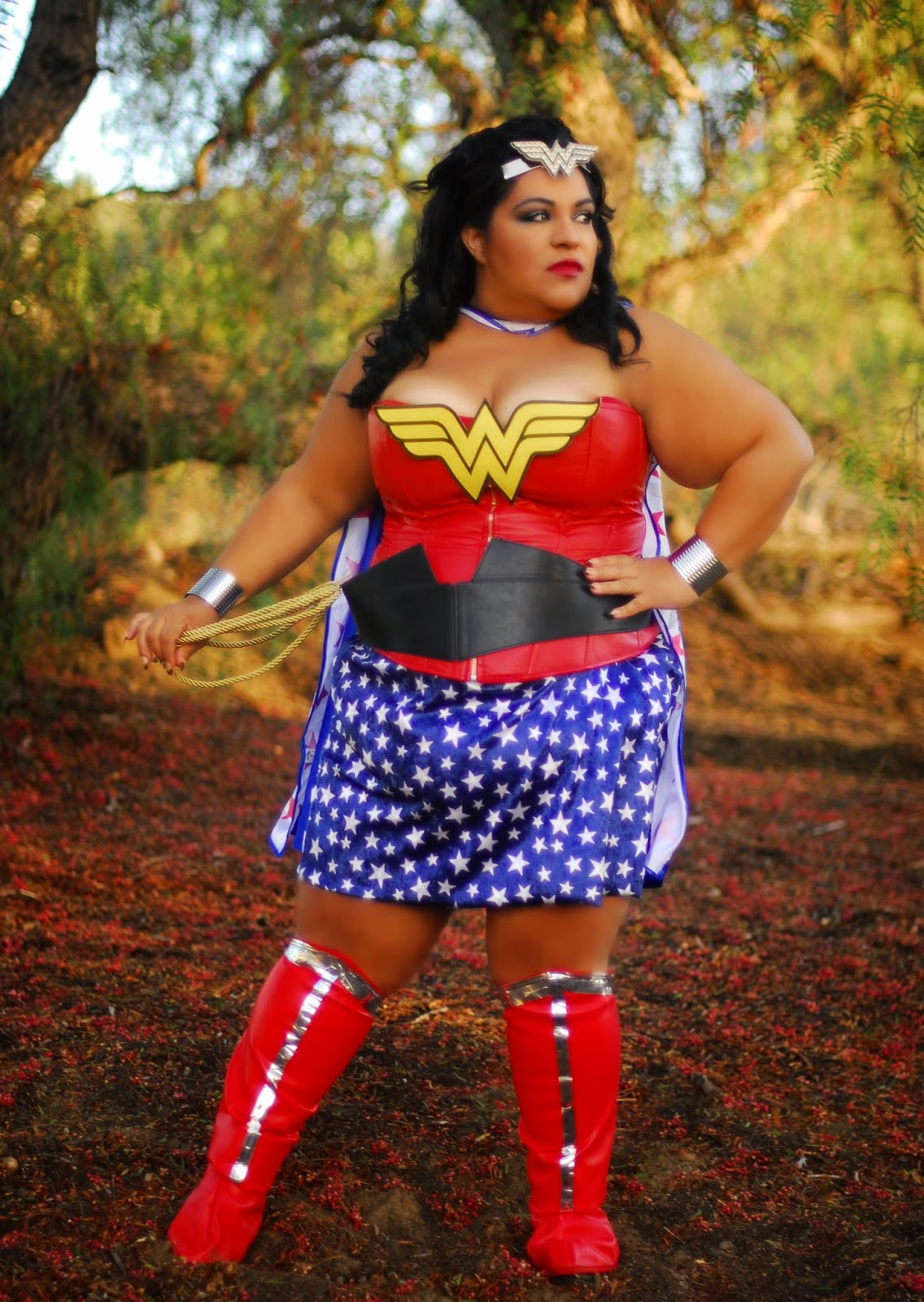 Wonder Woman Halloween Costume DIY
 Plus Size Wonder Woman WE EXIST DIY Cosplay