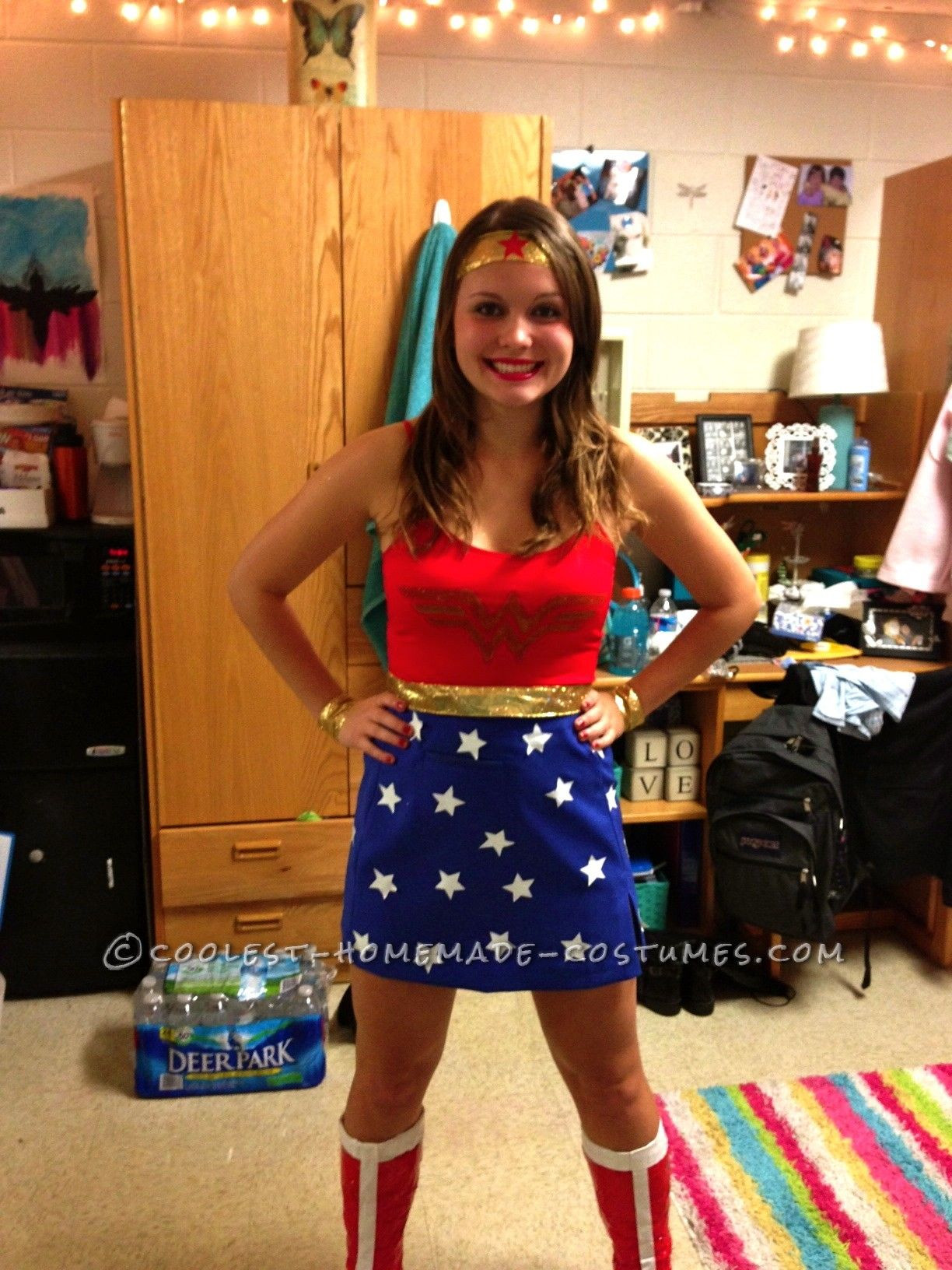 Wonder Woman Halloween Costume DIY
 Cool Homemade Wonder Woman Costume