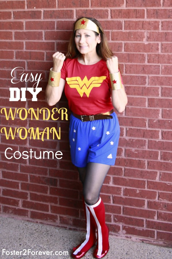 Wonder Woman Halloween Costume DIY
 35 DIY Halloween Costumes that Will Make you The Hero