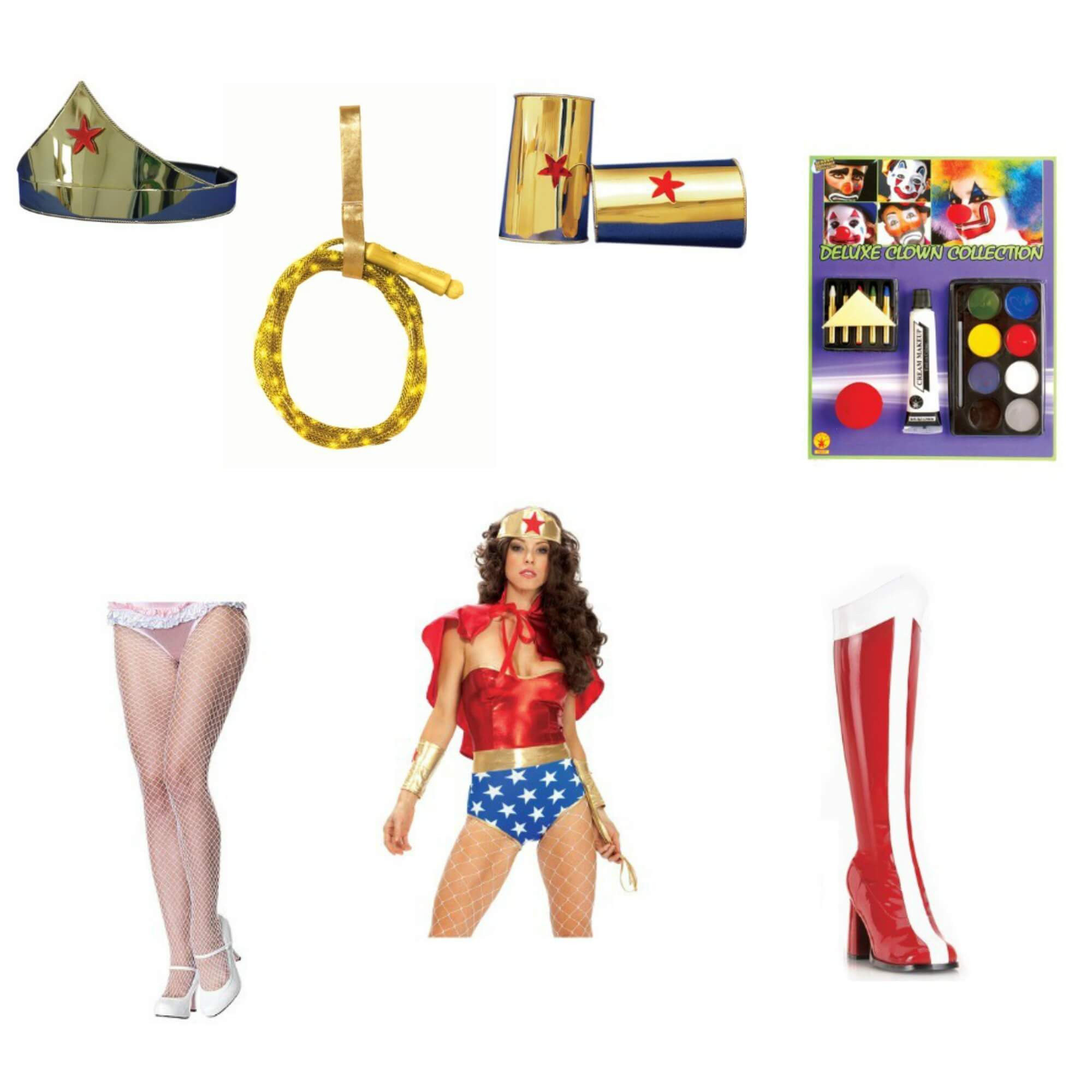 Wonder Woman Halloween Costume DIY
 DIY Wonder Woman Costume with Pop Art Makeup Tutorial