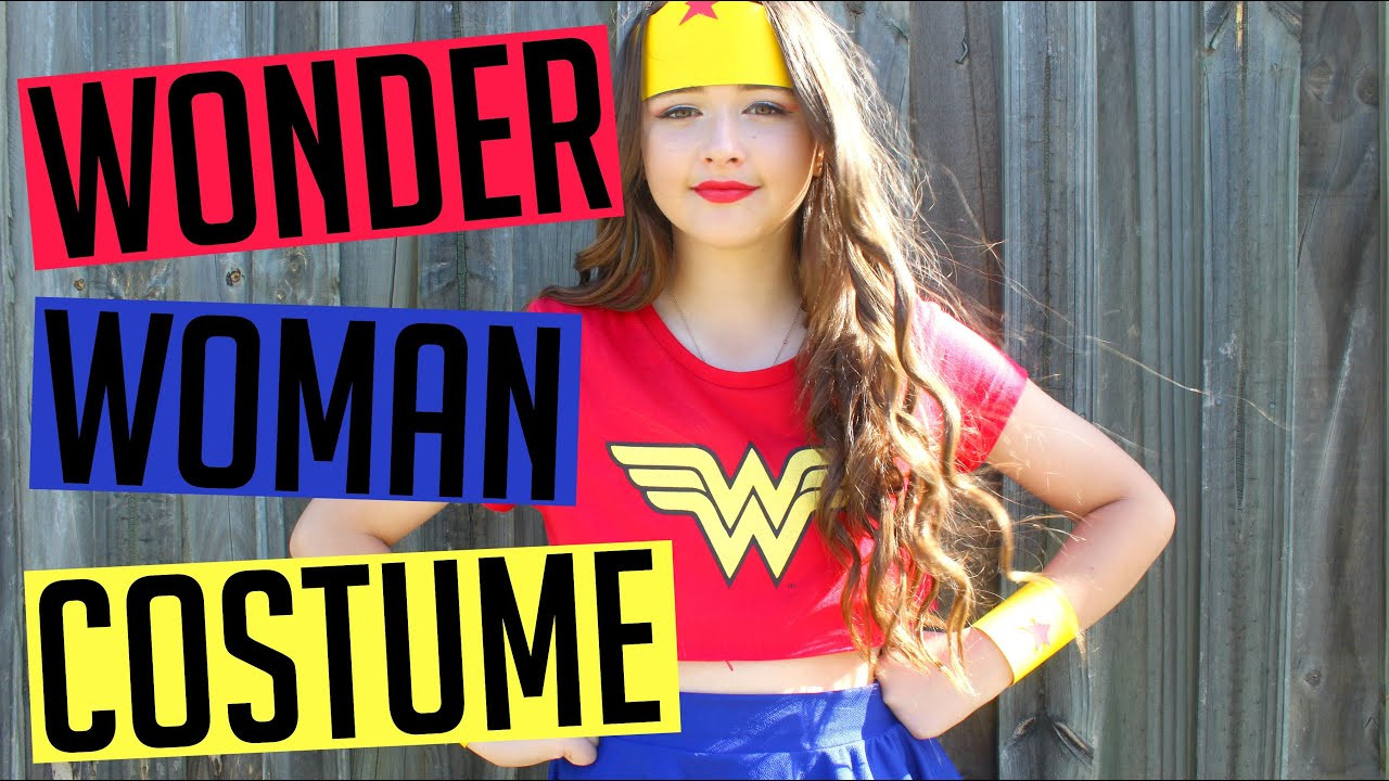 Wonder Woman Halloween Costume DIY
 DIY Wonder Woman Halloween Costume