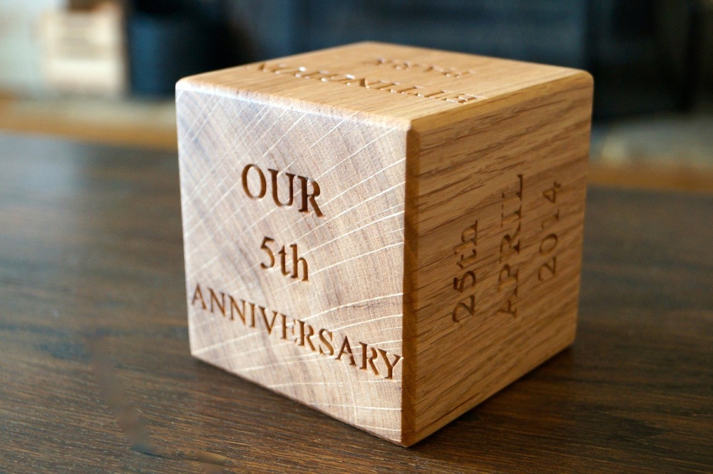 Wood Anniversary Gift Ideas
 5th Wedding Anniversary Wooden Gift Ideas