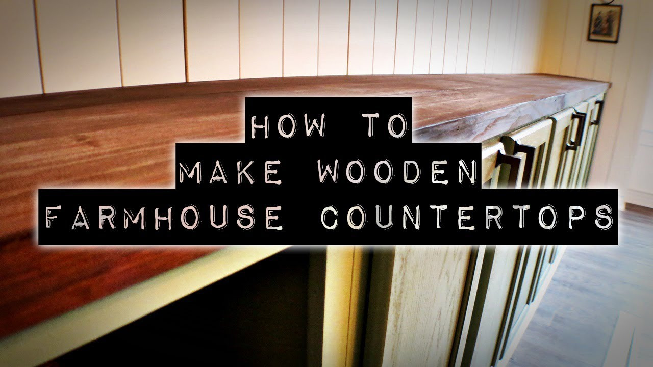 Wood Countertops DIY
 How To Make DIY Wooden Countertops