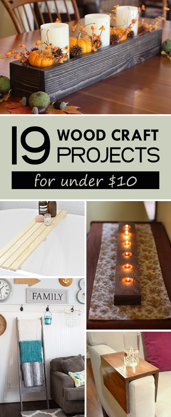 Wood Craft Gifts
 19 Easy Wood Craft Projects for Under $10