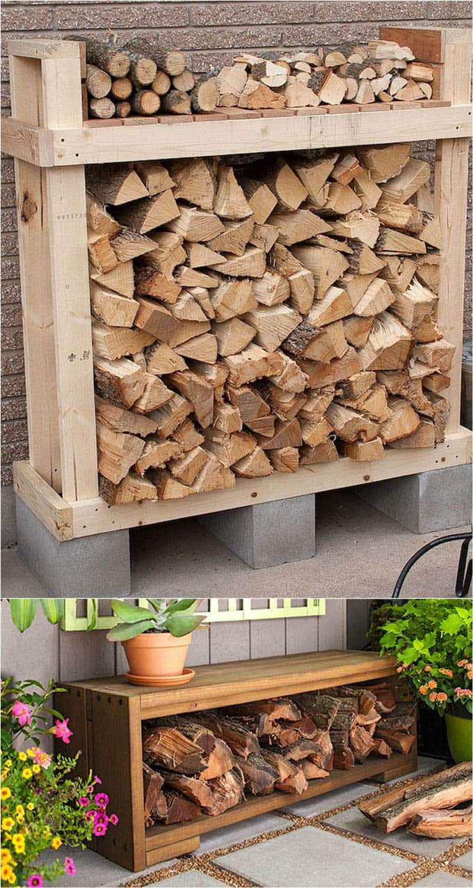 Wood Rack DIY
 15 Fab Firewood Rack & Best Storage Ideas A Piece