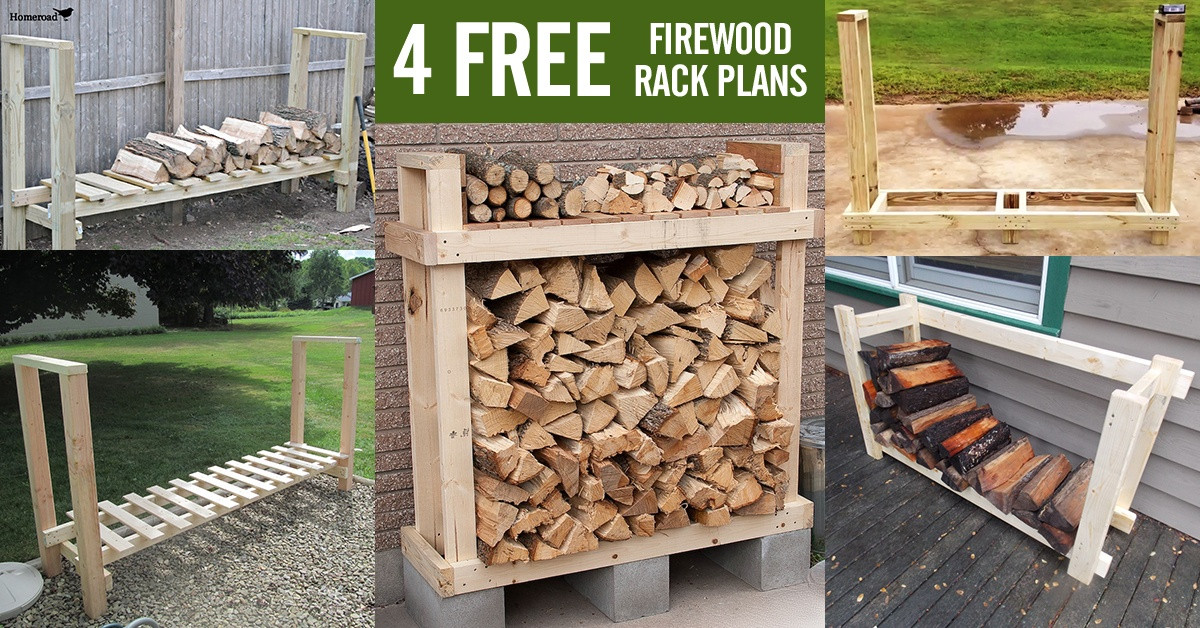 Wood Rack DIY
 4 FREE Firewood Rack Plans Built from 2x4s Two Under $30
