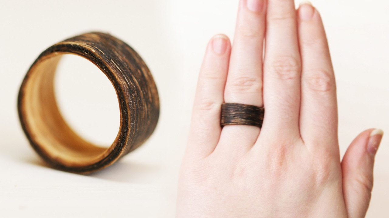Wooden Ring DIY
 DIY Two Tone Wooden Ring