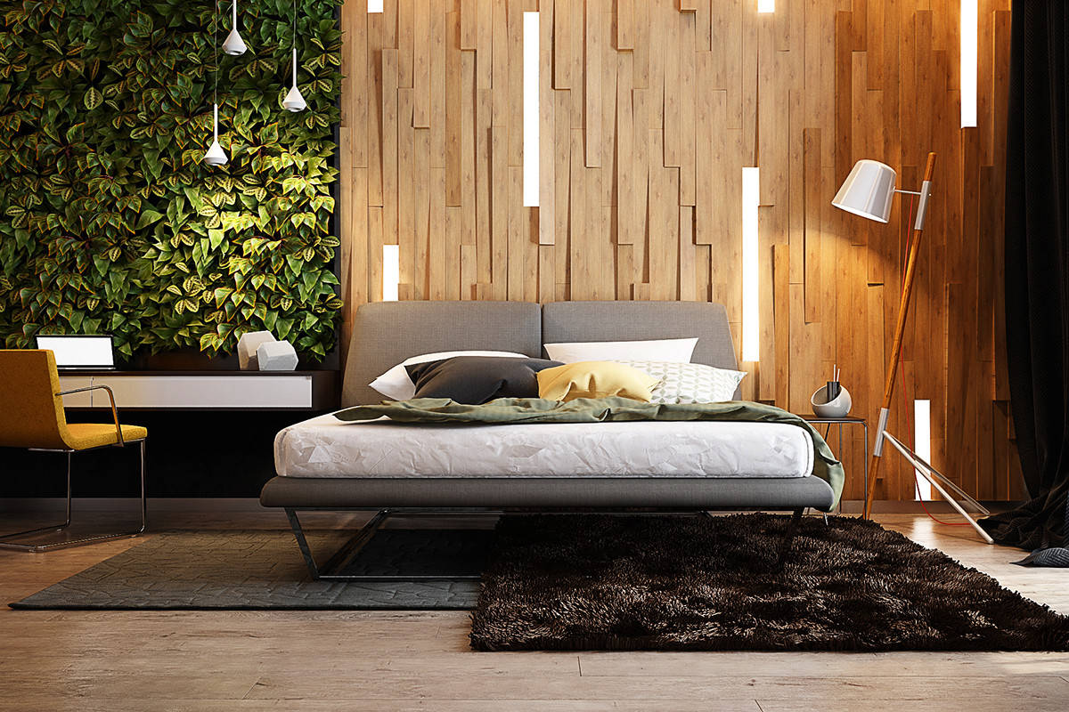 Wooden Wall Panels For Bedroom
 Wooden Wall Designs 30 Striking Bedrooms That Use The