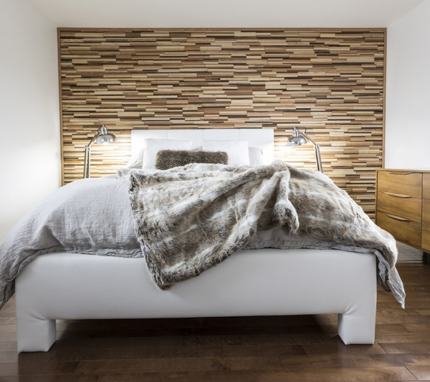 Wooden Wall Panels For Bedroom
 Add a warm contemporary look to any room with easy DIY