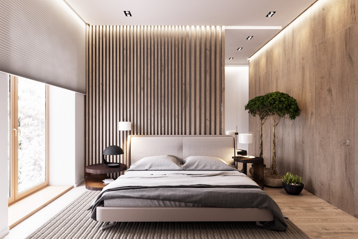 Wooden Wall Panels For Bedroom
 Wooden Wall Designs 30 Striking Bedrooms That Use The