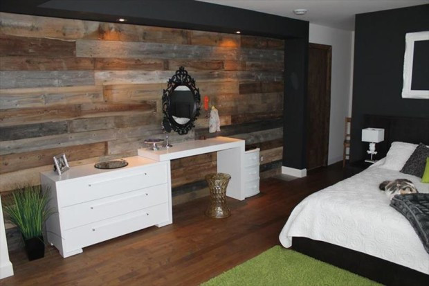 Wooden Wall Panels For Bedroom
 DIY Reclaimed Wood Wall Panels My Daily Magazine Art