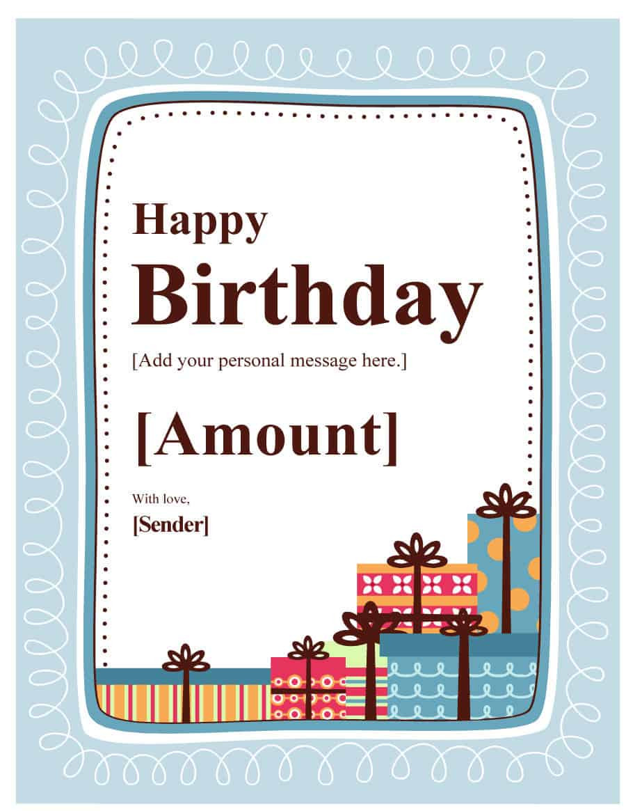 Word Birthday Card Template
 41 Free Birthday Card Templates in Word Excel PDF