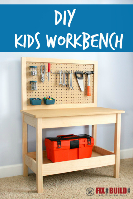 Work Bench Plans DIY
 How to Make a DIY Kids Workbench