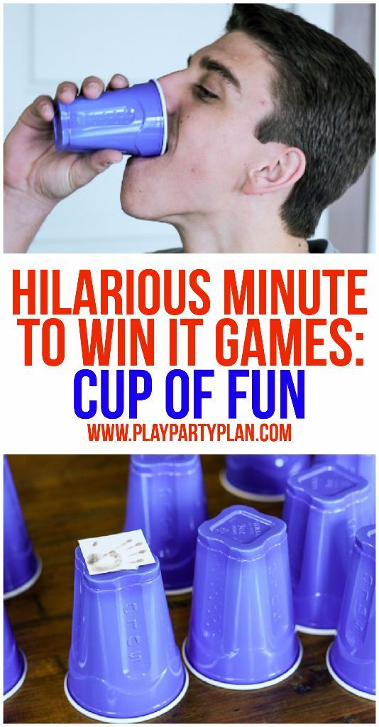 Work Party Ideas For Adults
 Minute to Win It Games for Groups