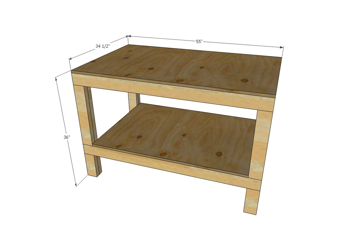 Workbench Plans DIY
 Easy DIY Garage Workshop Workbench