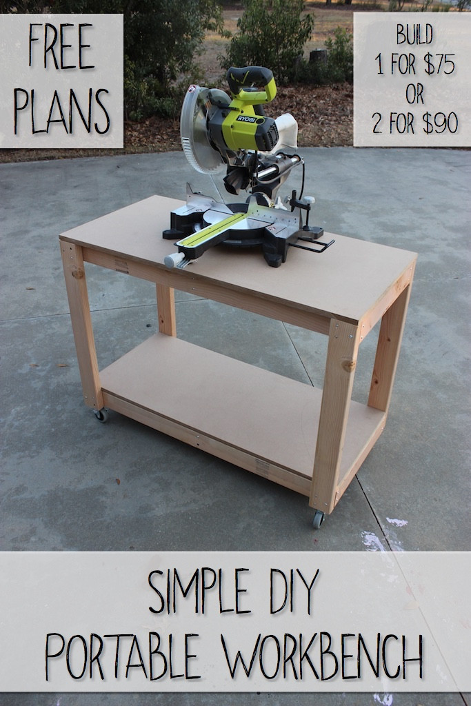 Workbench Plans DIY
 Easy Portable Workbench Plans Rogue Engineer