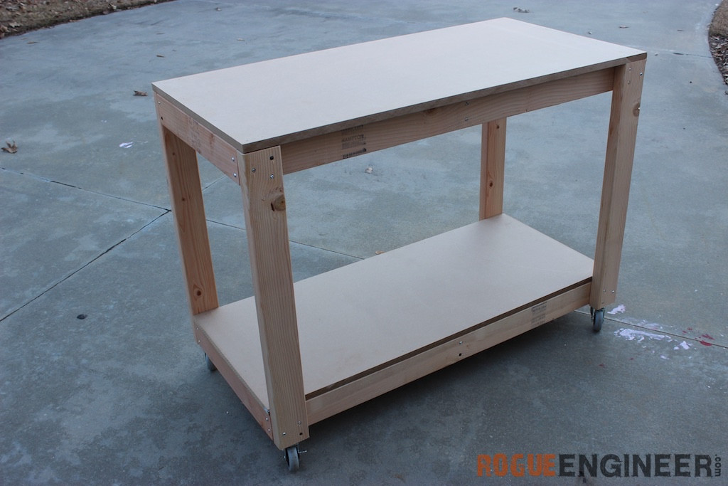 Workbench Plans DIY
 Easy Portable Workbench Plans Rogue Engineer