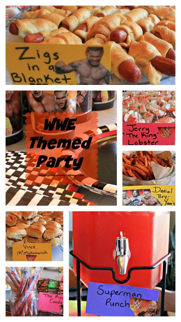 Wrestlemania Party Food Ideas
 WWE Theme Party