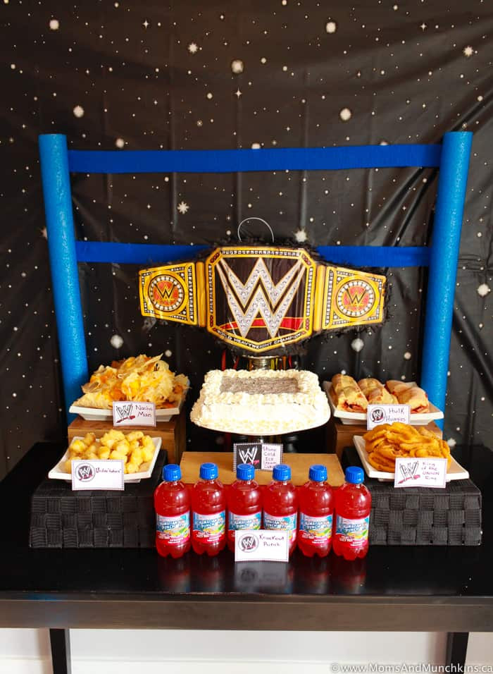 Wwe Birthday Party Ideas
 WWE Birthday Party Ideas for Kids Moms & Munchkins