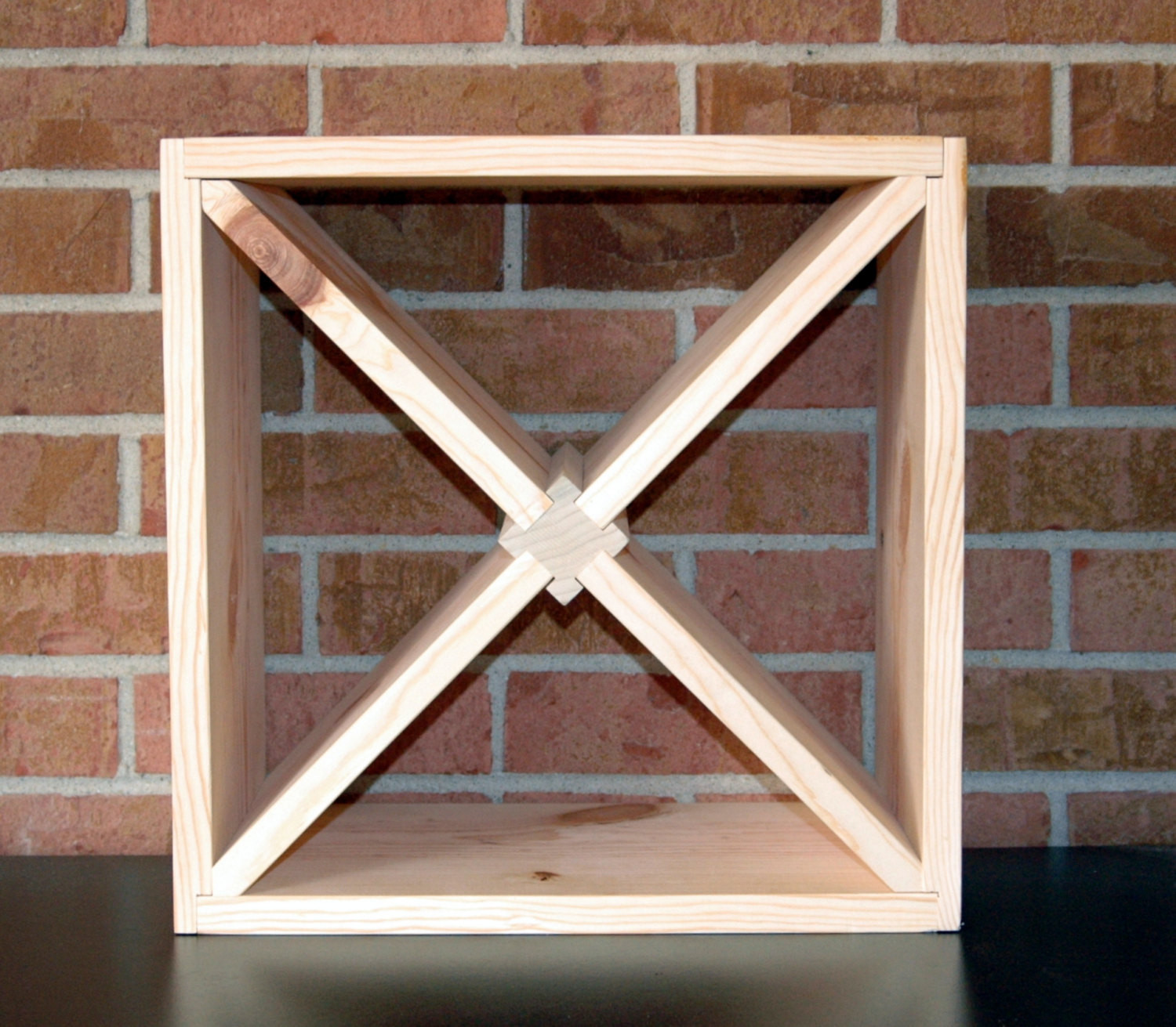 X Wine Rack DIY
 DIY 15 Wood Wine Rack Kit Square X Insert Kitchen Bath