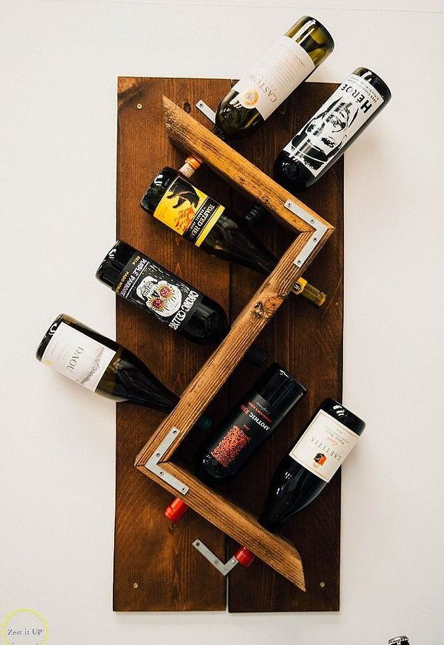 X Wine Rack DIY
 DIY Industrial Wall Mounted Wine Rack