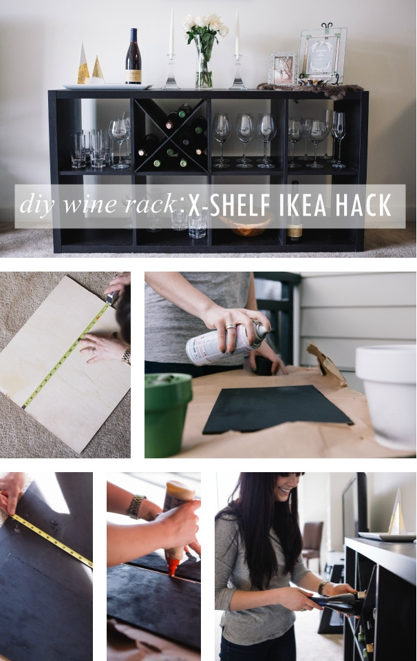 X Wine Rack DIY
 DIY Wine Rack An X Shelf IKEA Hack