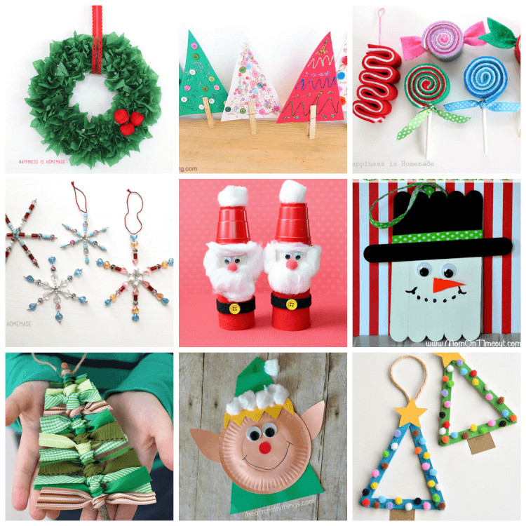 Xmas Craft Ideas For Kids
 Easy Christmas Kids Crafts that Anyone Can Make
