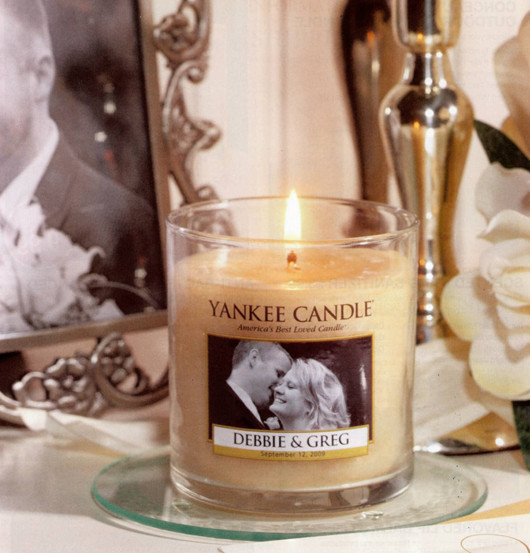 Yankee Candle Wedding Favors
 The Awesometastic Bridal Blog Personalized Yankee Candle