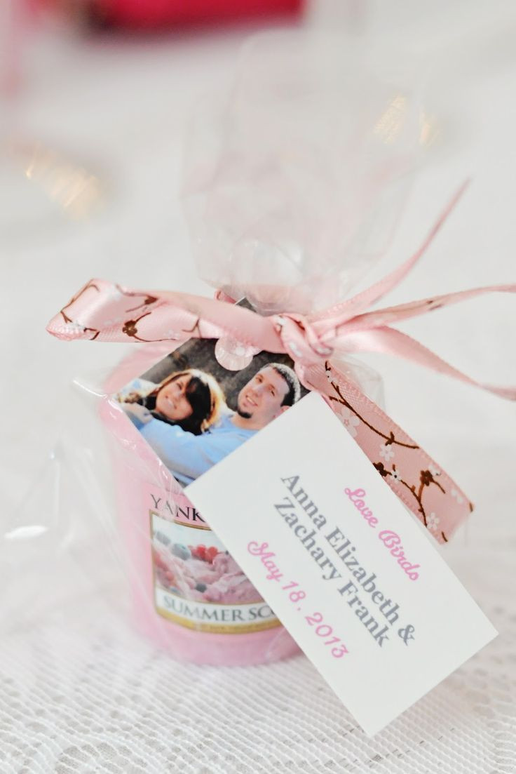 Yankee Candle Wedding Favors
 Yankee Candle Favors with Tags & Ribbon Anna