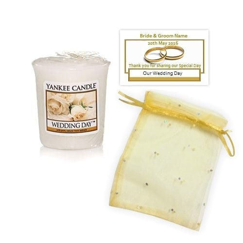 Yankee Candle Wedding Favors
 Yankee Candle Wedding Favours