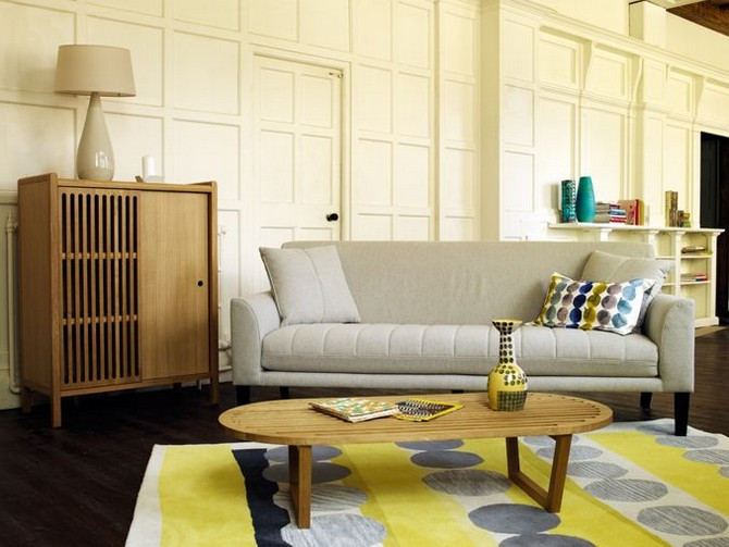 Splash Yellow Rugs For Living Room