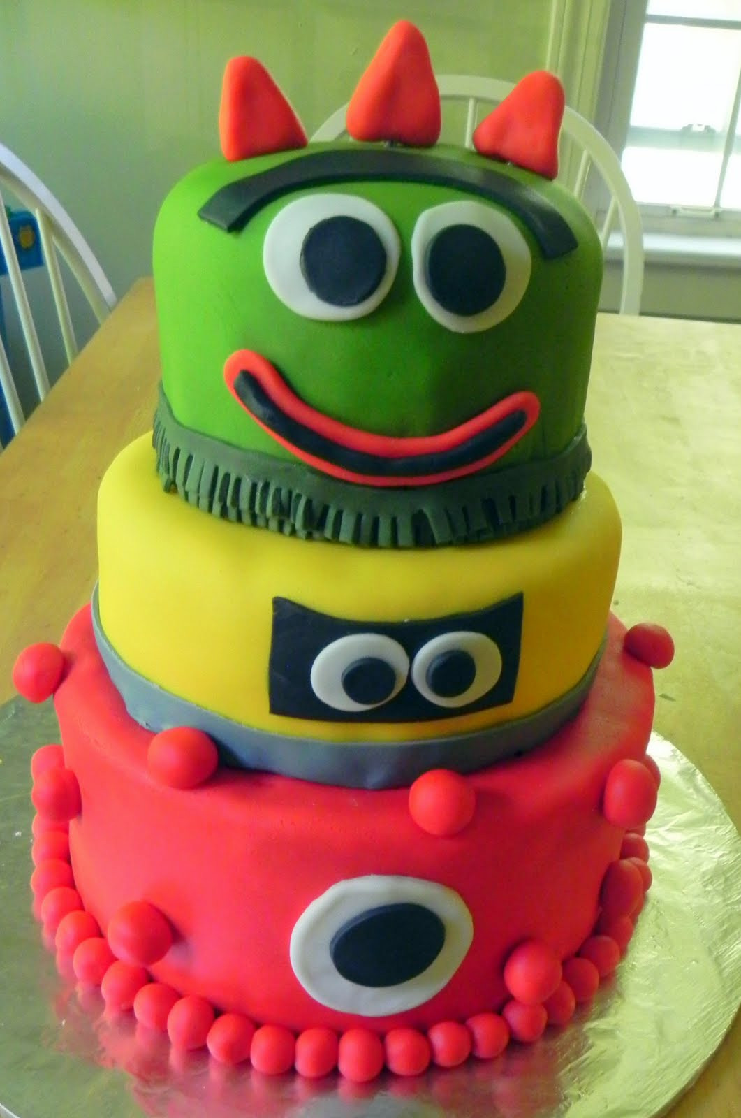 Yo Gabba Gabba Birthday Cakes
 Yo Gabba Gabba Birthday Cake Momma D and Da Boyz