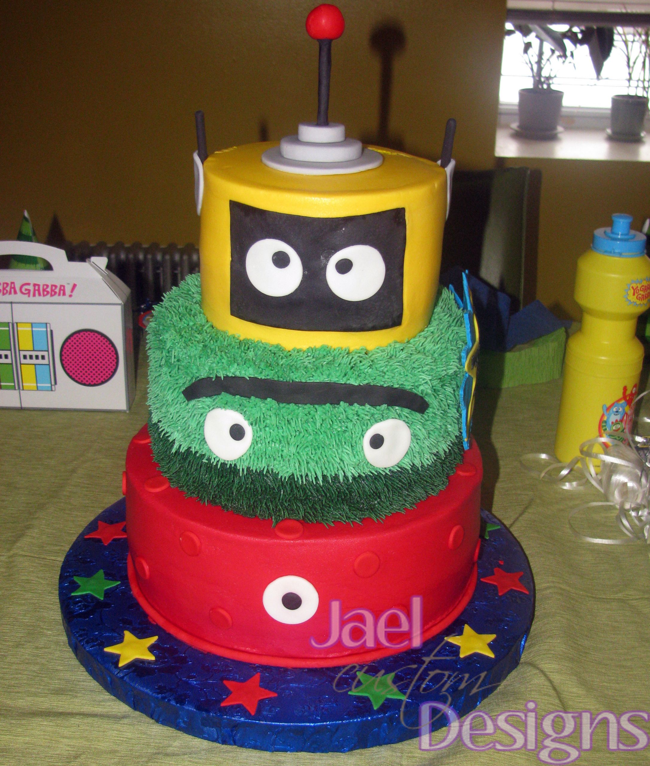 Yo Gabba Gabba Birthday Cakes
 Jo Jo s Yo Gabba Gabba Birthday Cake Jen i