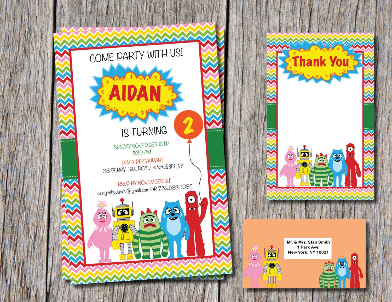 Yo Gabba Gabba Birthday Invitations
 Yo Gabba Gabba Birthday Invitations