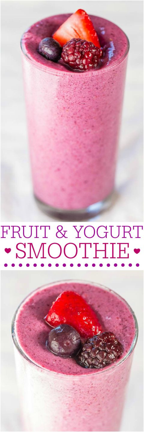 Yogurt And Fruit Smoothies
 17 Best images about Smoothies Fruit Drinks