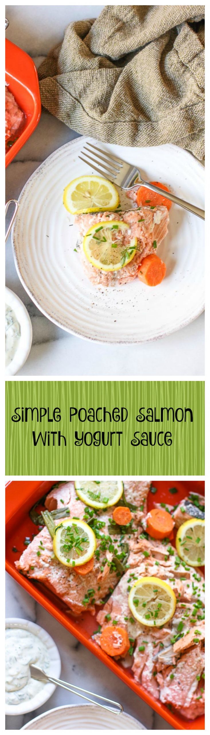 Yogurt Sauces For Salmon
 Simple Poached Salmon with Yogurt Sauce Recipe