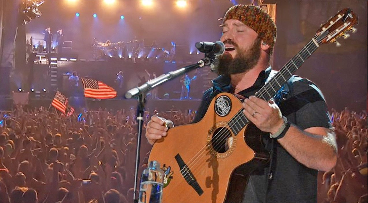 Zac Brown Chicken Fried
 Zac Brown Leads Patriotic ‘Chicken Fried’ Sing A Long At